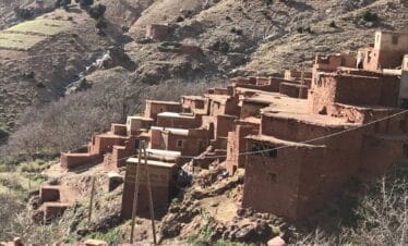 The red lands of the Tassaoute aera