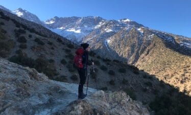 Crossing from Zaouiat Ahansal to the Valley of the Roses